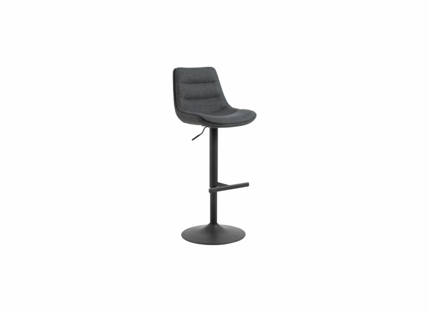 Barstoel ZH65-86cm - stof - donkergrijs- Barstoelen
