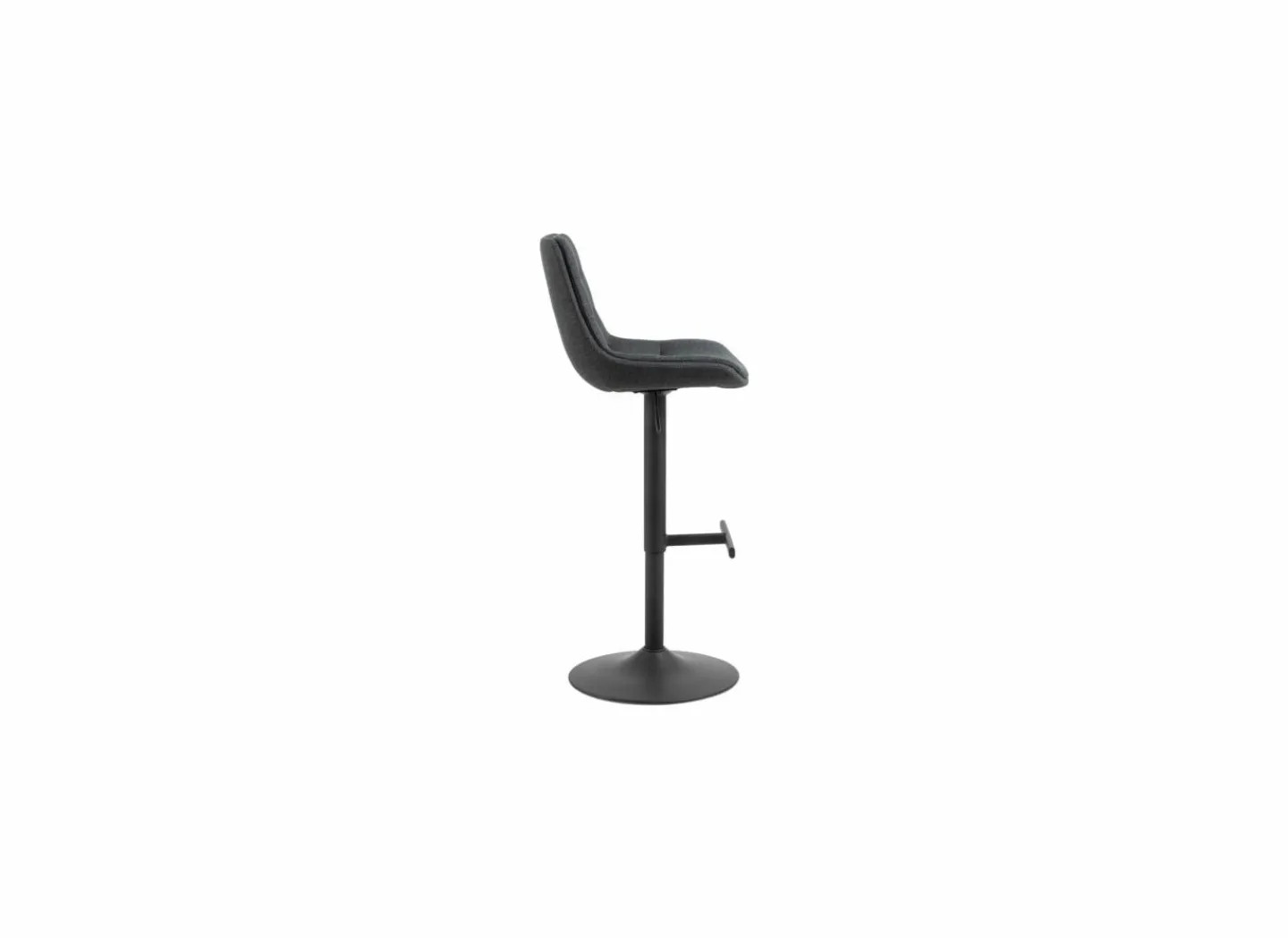 Barstoel ZH65-86cm - stof - donkergrijs- Barstoelen