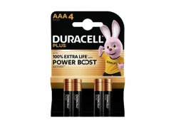 Batterij Duracell AAA 4x- Batterijen