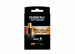 Batterij Duracell alka optimum AAA 1,5V- Batterijen