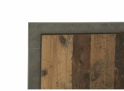 Bed Attaylar 180x200cm  - decor - oldwood vintage & donkergrijs- Tweepersoonsbedden