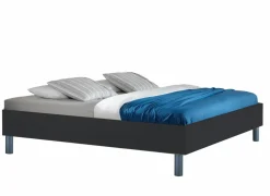 Bed Easy 180x200cm - decor - grafiet- Tweepersoonsbedden