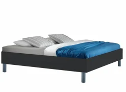 Eenpersoonsbedden|Eenpersoonsbedden|Bed Easy 120x200cm - decor - grafiet