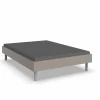 Tweepersoonsbedden|Bed Easy 140x200cm - decor - sahara grijs