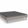 Tweepersoonsbedden|Bed Easy 180x200cm - decor - sahara grijs