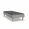 Eenpersoonsbedden|Eenpersoonsbedden|Bed Easy 90x200cm - decor - sahara grijs