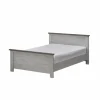 Bed Eline 140x200cm - decor - white & autumn oak- Tweepersoonsbedden
