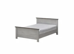 Tweepersoonsbedden|Bed Eline 180x200cm - decor - white & autumn oak