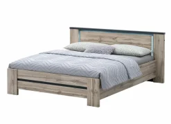 Tweepersoonsbedden|Bed Elvira 180x200cm - decor - canada oak