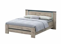 Tweepersoonsbedden|Bed Elvira 160x200cm - decor - canada oak