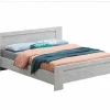 Bed Elvis 180x200cm - decor - witte eik- Tweepersoonsbedden