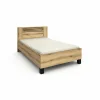 Bed Kato  120x200cm - melamine - etna eik- Eenpersoonsbedden|Eenpersoonsbedden