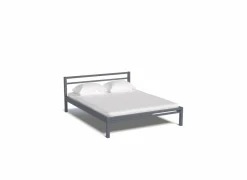 Perfecta Tweepersoonsbedden|Bed King 180x200cm - metaal - mat antraciet