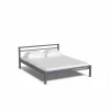 Perfecta Tweepersoonsbedden|Bed King 160x200cm - metaal - mat antraciet
