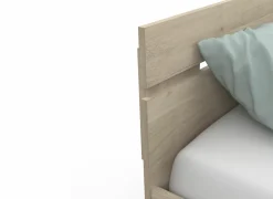 Eenpersoonsbedden|Eenpersoonsbedden|Bed Michigan 90x200cm - decor - kronberg eik met opbergruimte