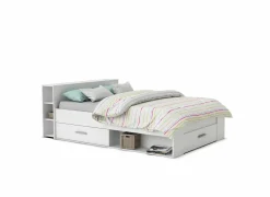 Demeyere Tweepersoonsbedden|Bed Pocket 160x200cm - decor - pearl white met opbergruimte