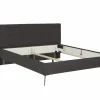 Skagen Bed 180x200cm - stof - python antraciet- Tweepersoonsbedden