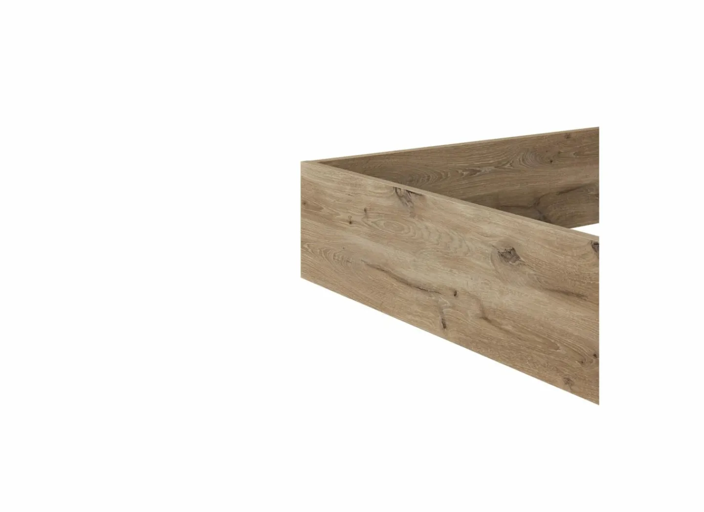 Bed Tanya 180x200cm - decor - canyon oak & elegant black- Tweepersoonsbedden