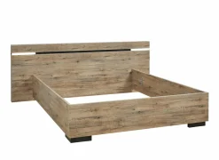 Tweepersoonsbedden|Bed 140x200cm - decor - scarlet eik