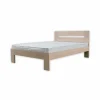 Compleet Bed|Tweepersoonsbedden|Bed 140x200cm - decor - sonoma met matras en bodem