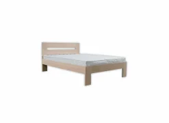 Compleet Bed|Tweepersoonsbedden|Bed 140x200cm - decor - sonoma met matras en bodem