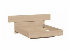 Tweepersoonsbedden|Bed 160x200cm - melamine - brushed sand oak nature