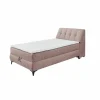 Bedbox Atlantis 120x200cm - stof - flamingo met opbergruimte- Compleet Bed|Boxsprings