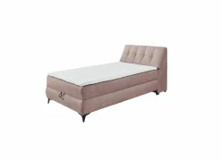 Bedbox Atlantis 120x200cm - stof - flamingo met opbergruimte- Compleet Bed|Boxsprings