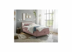 Bedbox Atlantis 120x200cm - stof - flamingo met opbergruimte- Compleet Bed|Boxsprings