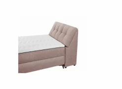Bedbox Atlantis 120x200cm - stof - flamingo met opbergruimte- Compleet Bed|Boxsprings