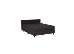 Bedbox BOX53 140x200cm - stof - antraciet- Tweepersoonsbedden|Boxsprings