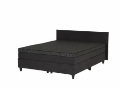 Bedbox BOX53 140x200cm - stof - antraciet- Tweepersoonsbedden|Boxsprings