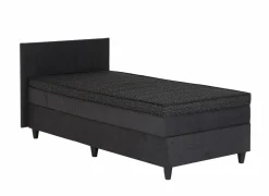Eenpersoonsbedden|Eenpersoonsbedden|Bedbox BOX53 100x200cm - stof - antraciet