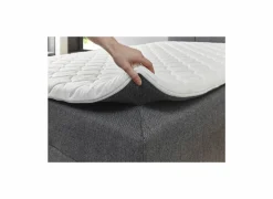 Bedbox BX1620 120x200cm - stof - antraciet met opbergruimte- Compleet Bed|Boxsprings