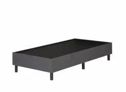 Bedbox Koh 90x200cm - stof - grijs- Eenpersoonsbedden|Eenpersoonsbedden