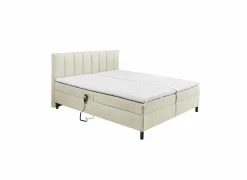 Compleet Bed|Boxsprings|Bedbox Miralindo 160x200cm - stof - nordic linen elektrisch