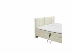 Compleet Bed|Boxsprings|Bedbox Miralindo 160x200cm - stof - nordic linen elektrisch