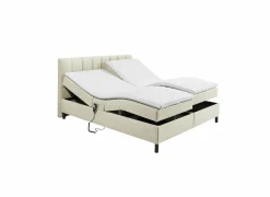 Compleet Bed|Boxsprings|Bedbox Miralindo 180x200cm - stof - nordic linen elektrisch