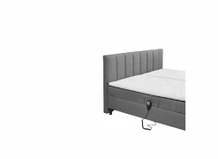 Compleet Bed|Boxsprings|Bedbox Miralindo 180x200cm - stof - nordic graphite elektrisch