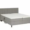 Compleet Bed|Boxsprings|Bedbox Miralindo 180x200cm - stof - nordic ash elektrisch