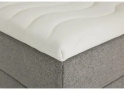 Compleet Bed|Boxsprings|Bedbox Miralindo 180x200cm - stof - nordic ash elektrisch
