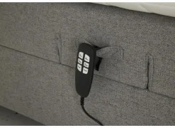 Compleet Bed|Boxsprings|Bedbox Miralindo 180x200cm - stof - nordic ash elektrisch