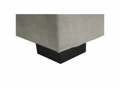 Compleet Bed|Tweepersoonsbedden|Bedbox Nagol A 140x200cm - stof - zilver met opbergruimte