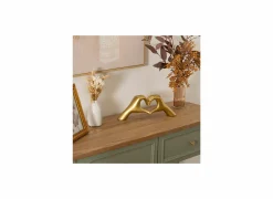 Beeldje Amy 31x12x7,5cm - polystone - goud- Decoratieve Accessoires