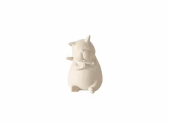 Beeldje Catty H12,5cm - polystone - beige- Decoratieve Accessoires