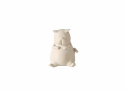 Beeldje Catty H12,5cm - polystone - beige- Decoratieve Accessoires