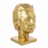 Beeldje Einstein 14,5x18x25,6cm - kalk - goud- Decoratieve Accessoires