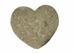 Beeldje Fadarstone Hart 20x20x9cm - stoneware - grijs- Tuindecoratie|Decoratieve Accessoires