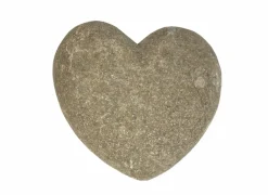 Tuindecoratie|Decoratieve Accessoires|Beeldje Fadarstone Hart 15x15x16cm - stoneware - grijs