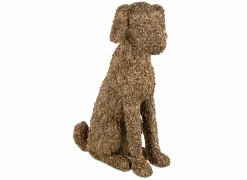 Decoratieve Accessoires|Beeldje Hond 35,5x19x49cm - polystone - goud
